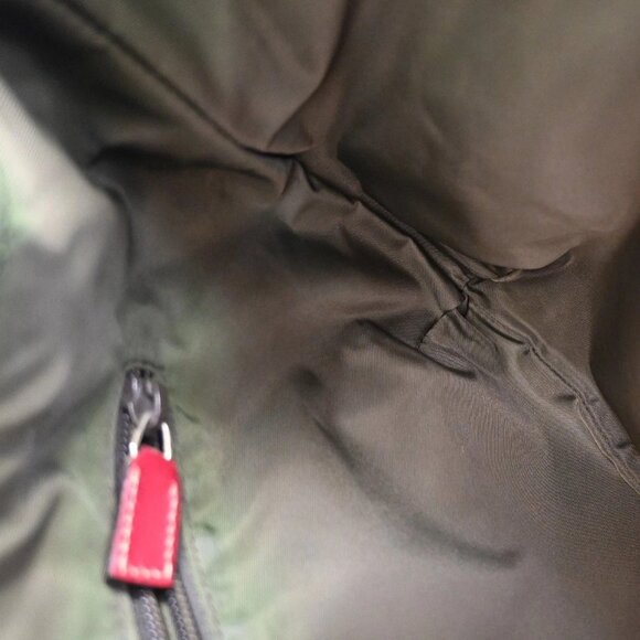 GUCCI Logo GG Pattern Sherry Shoulder Bag Canvas Leather Brown Red Italy 76KA943 - Picture 9 of 16